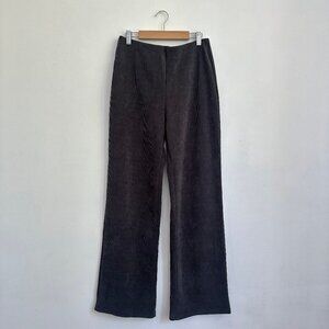 Wide Corduroy Gray Pants (Size S)